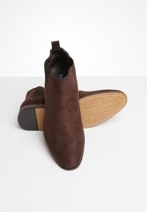 Superbalist - Chelsea boot with back pull tab - brown