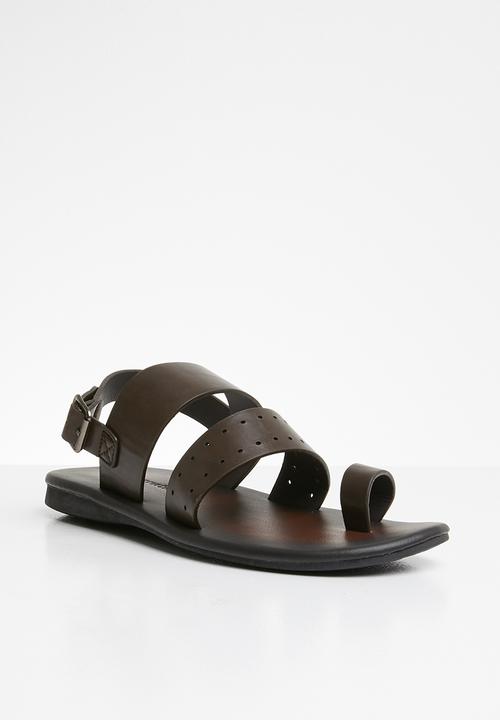 MAZERATA - Jerry sandals - dark brown