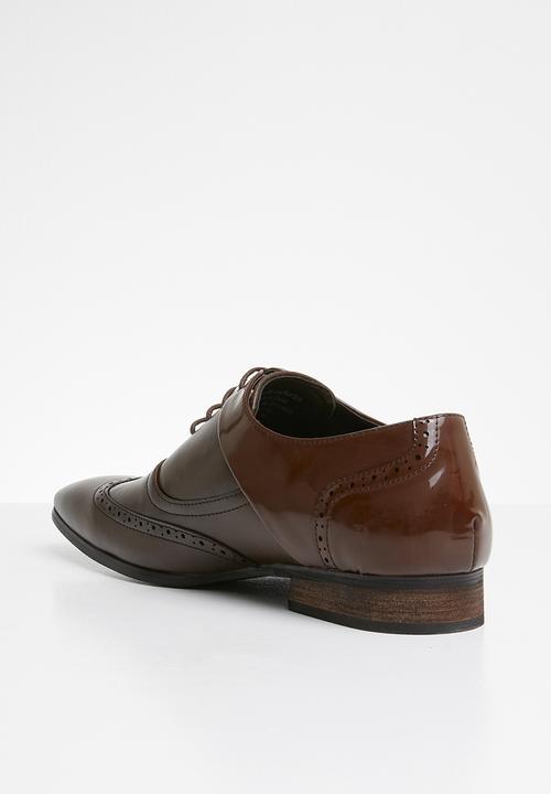 MAZERATA - Magio patent brogue - dark brown