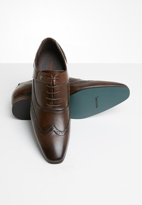 MAZERATA - Magio patent brogue - dark brown