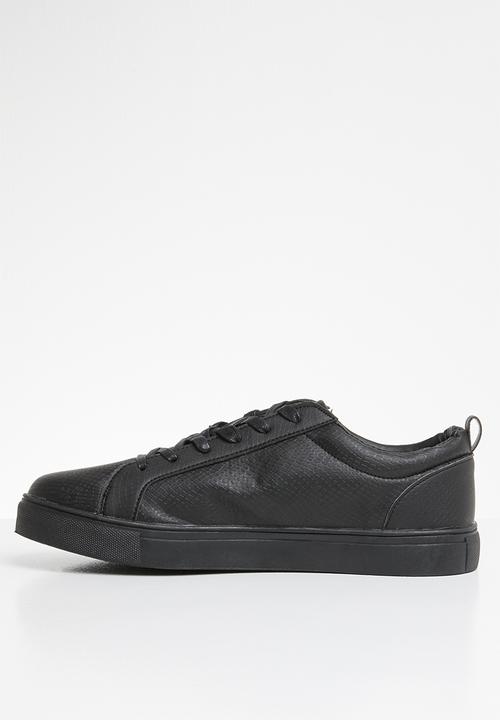 Brave Soul - Oscar crackled sneakers - black