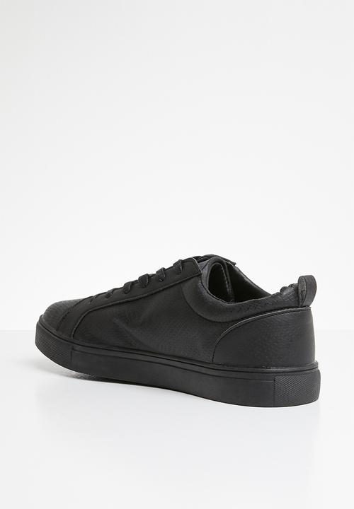 Brave Soul - Oscar crackled sneakers - black