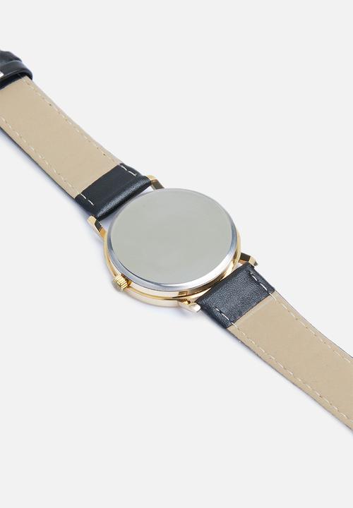 basicthread - Justin watch - black & gold