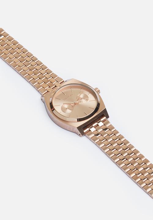 Nixon - Time teller deluxe - rose gold