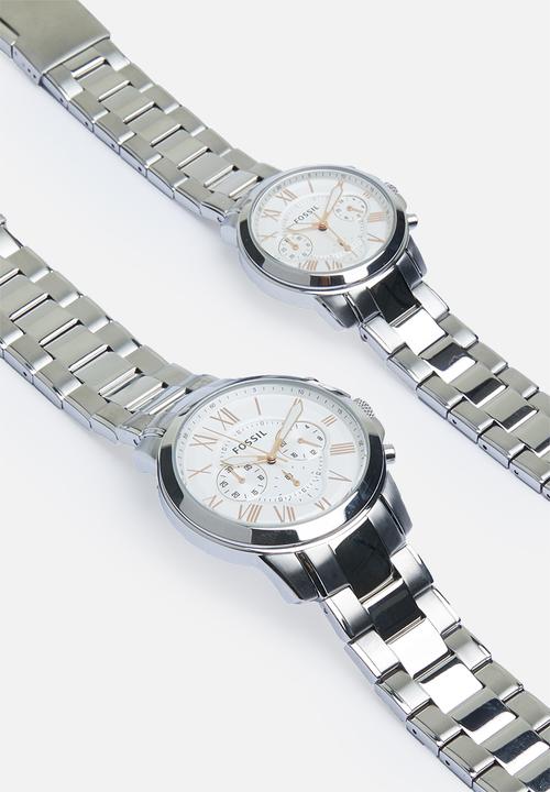 Fossil - Gift set - BQ2180SET - silver