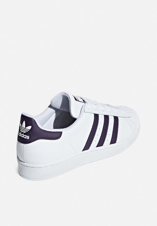adidas Originals - Superstar W - white/legend purple/black