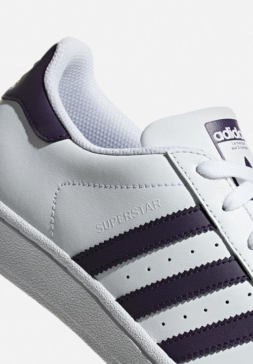 adidas Originals - Superstar W - white/legend purple/black