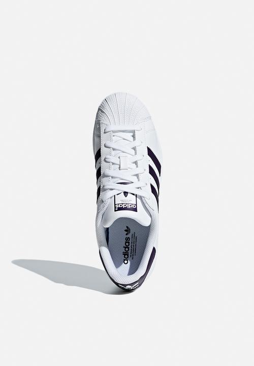 adidas Originals - Superstar W - white/legend purple/black