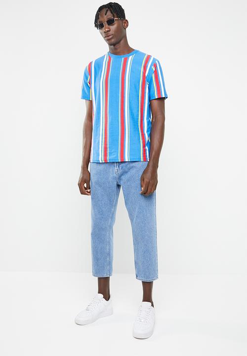 Factorie - Short sleeve vertical tee - multi