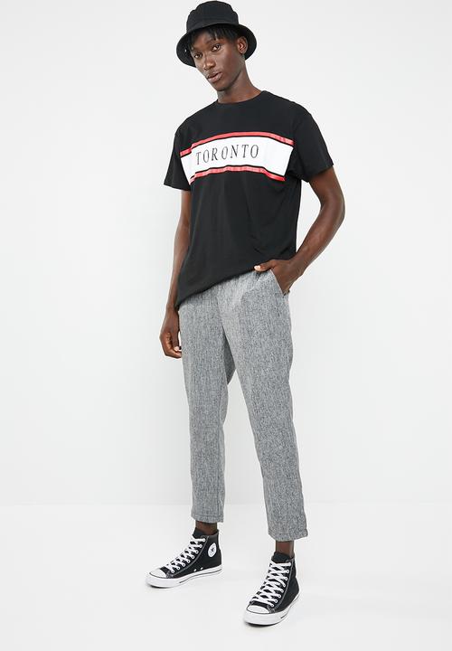 New Look - Toronto printed short sleeve tee - black