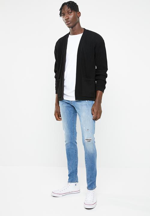 Superbalist - Lightweight buttonless cardigan - black
