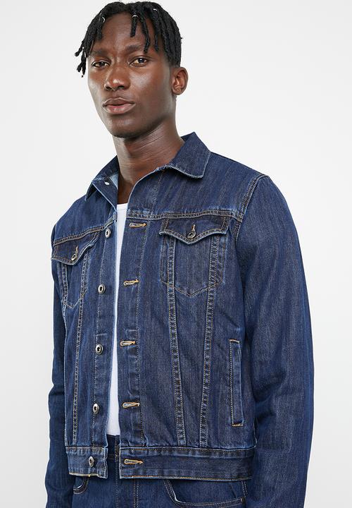 basicthread - Fashion denim trucker jacket - blue