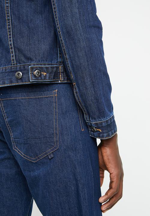 basicthread - Fashion denim trucker jacket - blue
