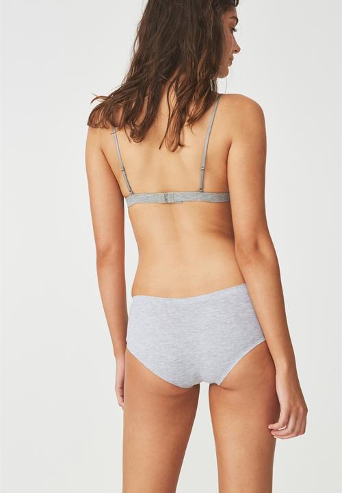 Cotton On - Soft seamless boy-leg brief- grey