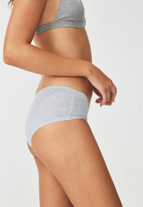 Cotton On - Soft seamless boy-leg brief- grey