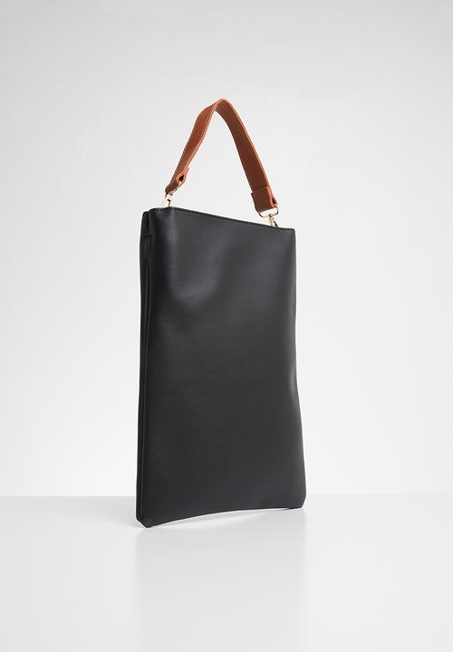 Joy Collectables - Shopper bag with tag detail - black