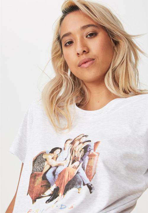 Cotton On - Tbar fox graphic tee - white 