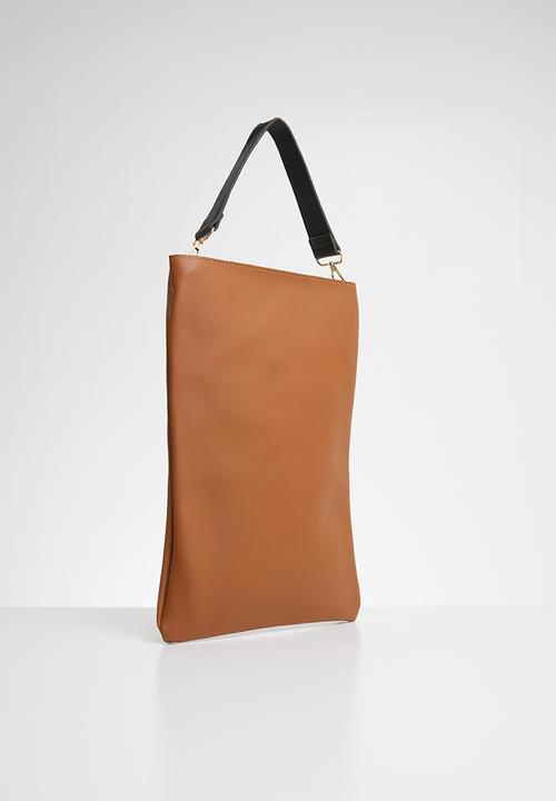 Joy Collectables - Shopper bag with tag detail - tan