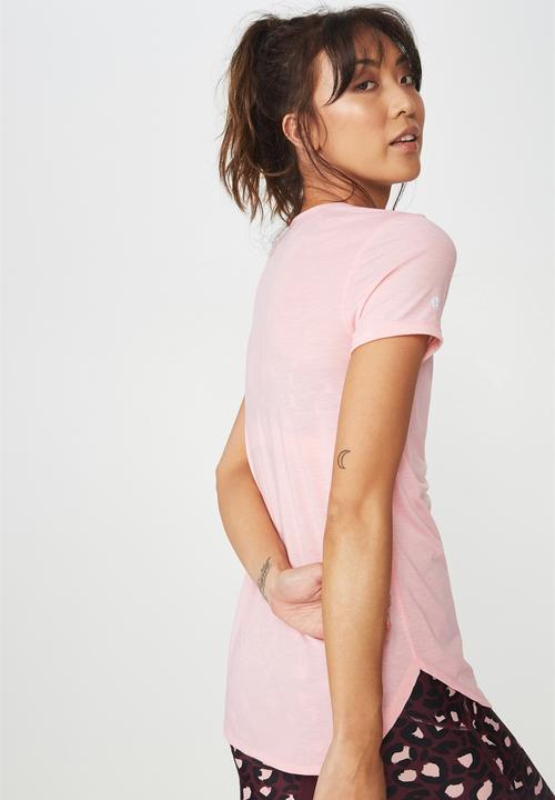 Cotton On - Gym T-shirt - pink