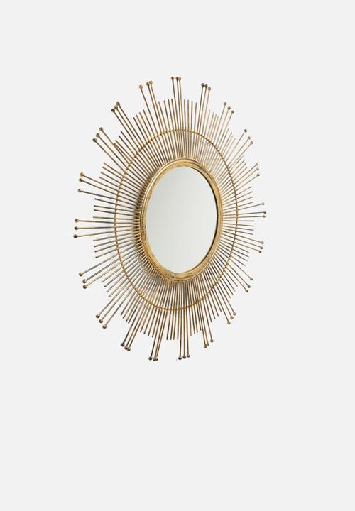 SF Collection - Sun mirror - gold