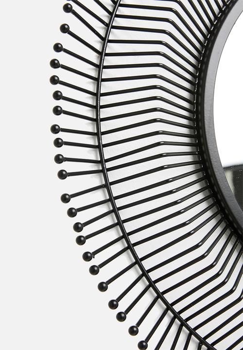 Sixth Floor - Odion mirror - black 
