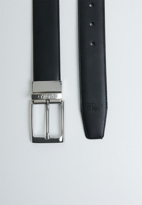 POLO - Lancaster reversible belt - black/brown