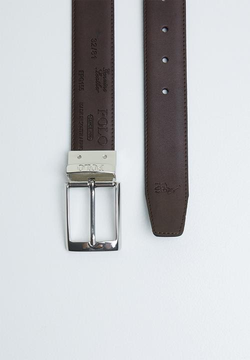 POLO - Lancaster reversible belt - black/brown