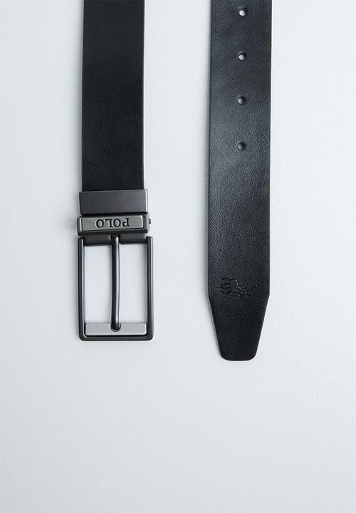 POLO - Loren reversible belt - black