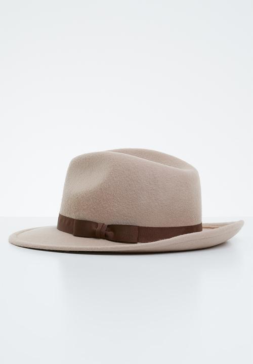 Superbalist - Felt fedora hat - beige