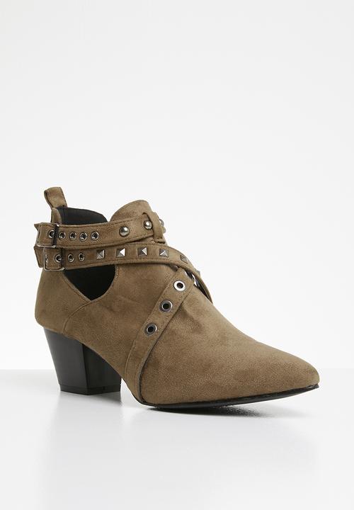 STYLE REPUBLIC - Studded bootie - taupe