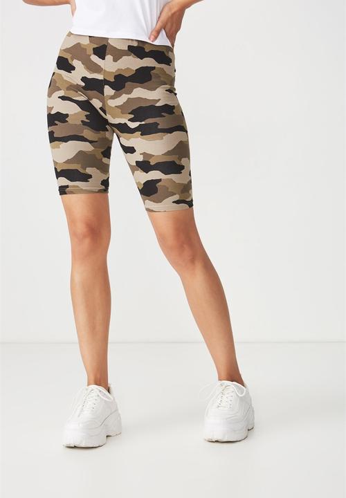 camouflage bike shorts