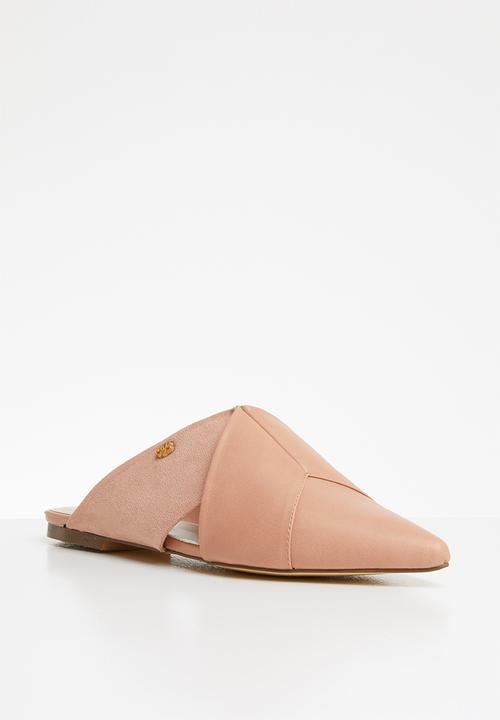 Miss Black - Bokang mule - mid pink