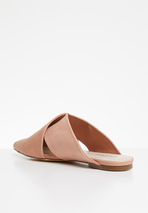 Miss Black - Bokang mule - mid pink