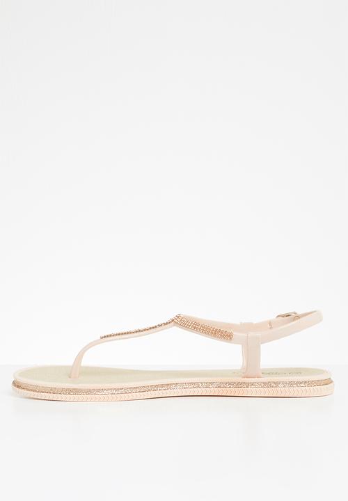 Miss Black - Peria T-bar sandals - pink