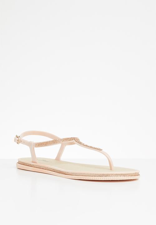 Miss Black - Peria T-bar sandals - pink