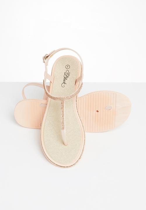 Miss Black - Peria T-bar sandals - pink