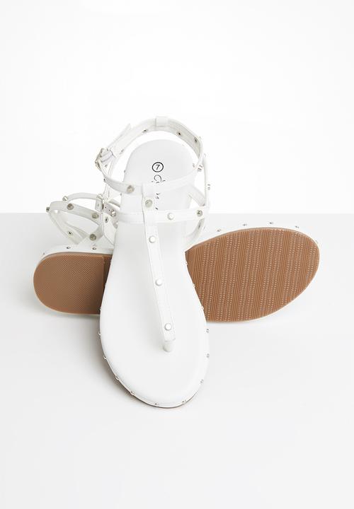 Miss Black - Dayana sandal - white
