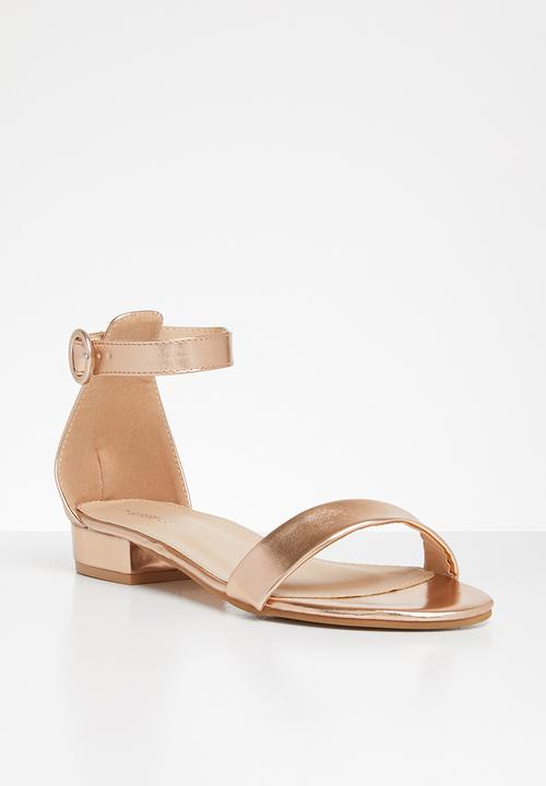 Superbalist - Lia barely there sandal - rose gold