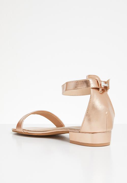 Superbalist - Lia barely there sandal - rose gold