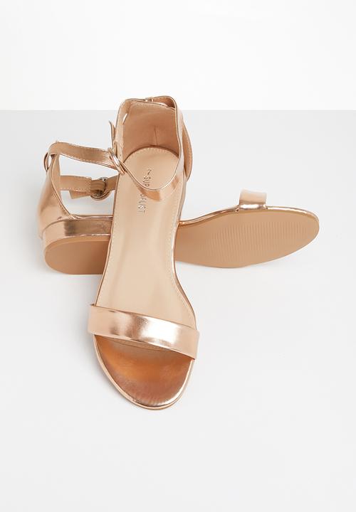 Superbalist - Lia barely there sandal - rose gold