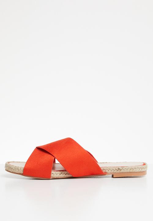 Superbalist - Crossover espadrille sandal - orange