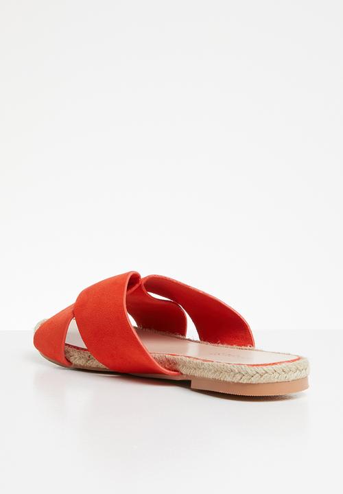 Superbalist - Crossover espadrille sandal - orange