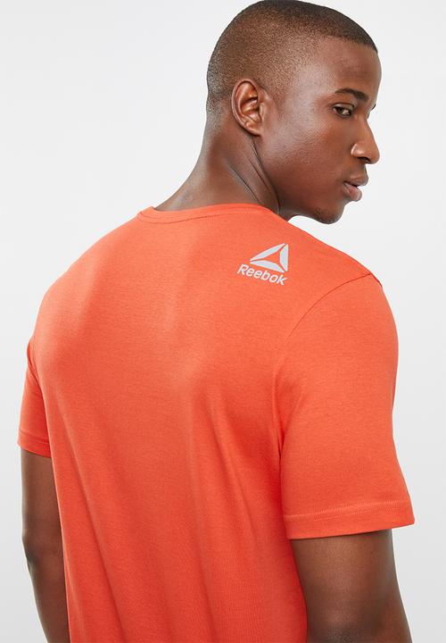 Reebok - Stacked tee - orange
