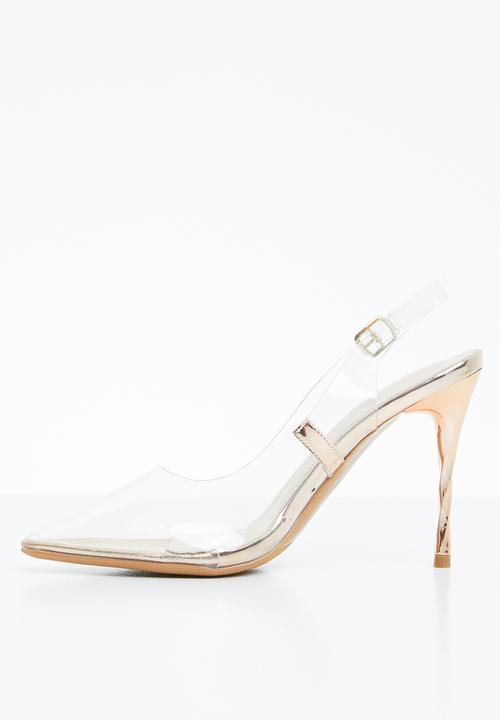 Miss Black - Gaines heel - gold