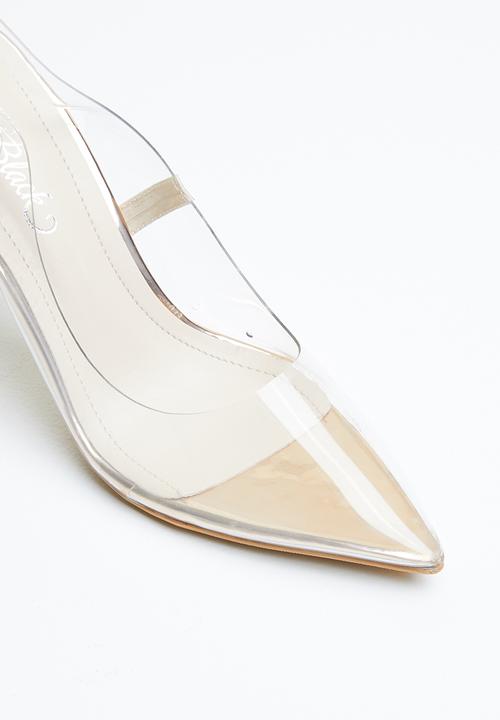 Miss Black - Gaines heel - gold