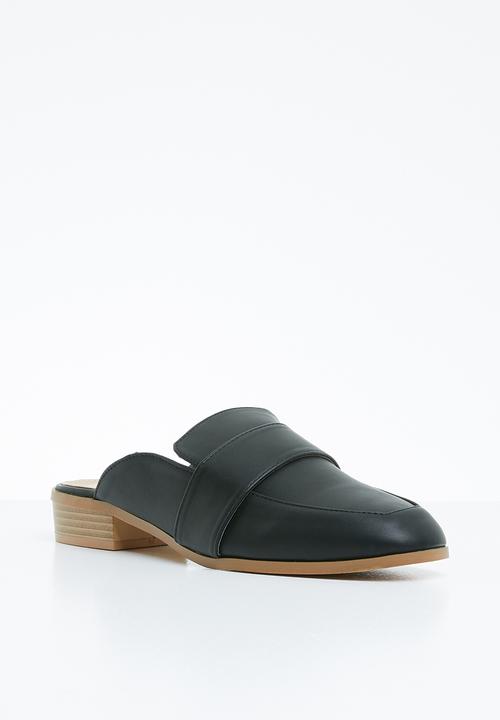 Superbalist - Faux leather mule - black