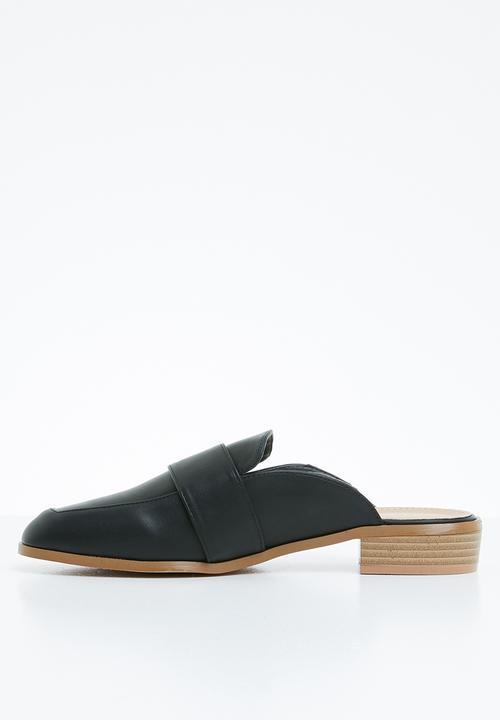 Superbalist - Faux leather mule - black