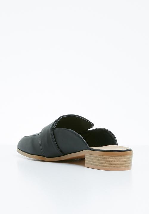 Superbalist - Faux leather mule - black