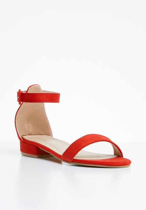 Superbalist - Lia barely there sandal - red