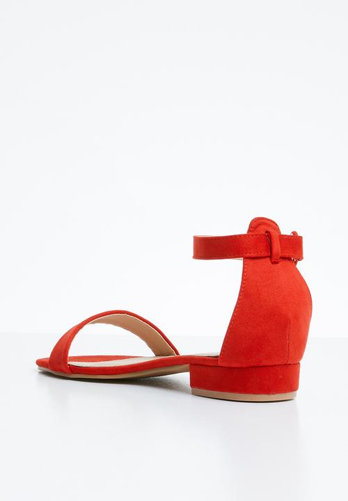 Superbalist - Lia barely there sandal - red